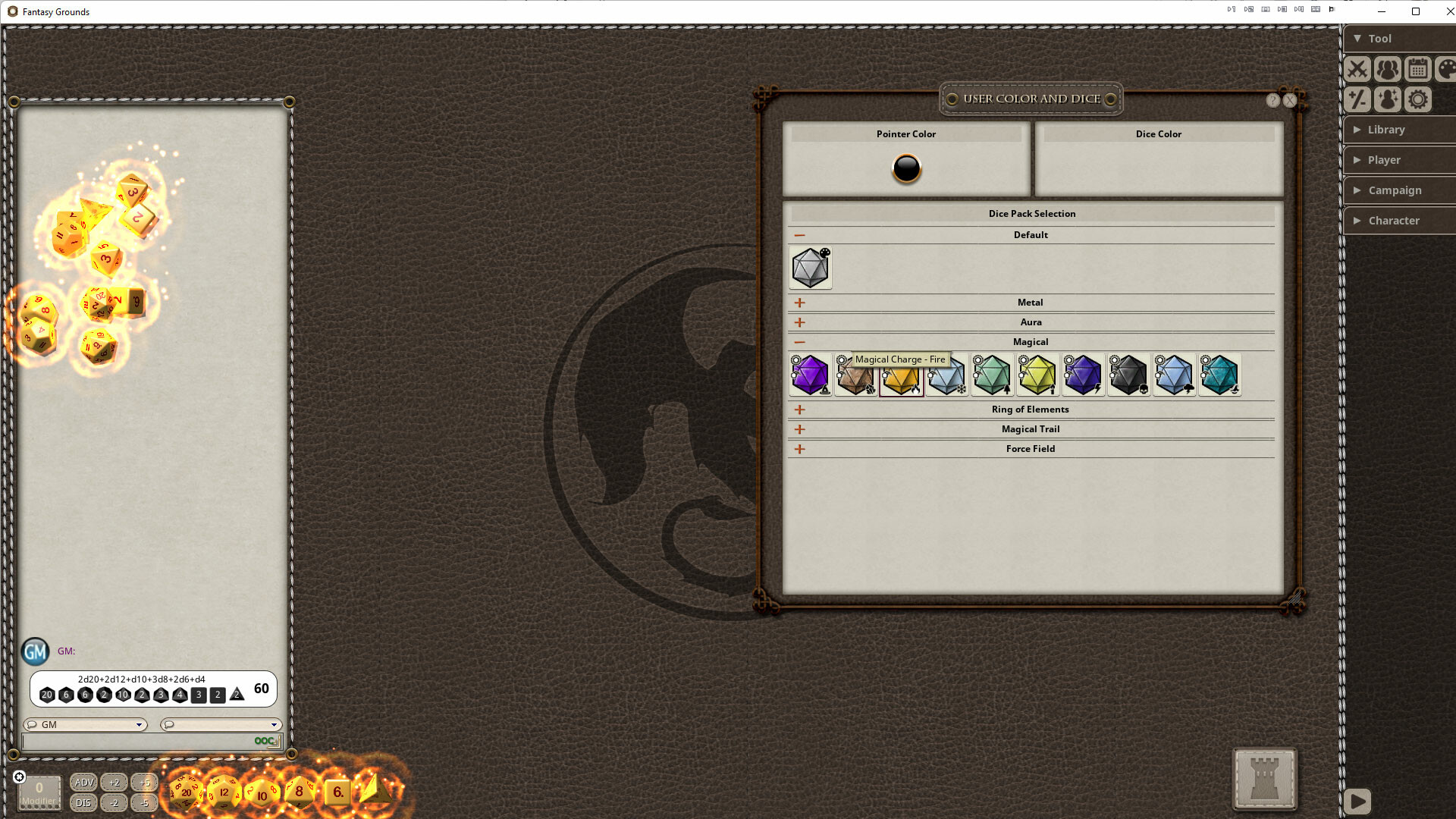 Fantasy Grounds - Magical Dice Pack screenshot screenshot 1