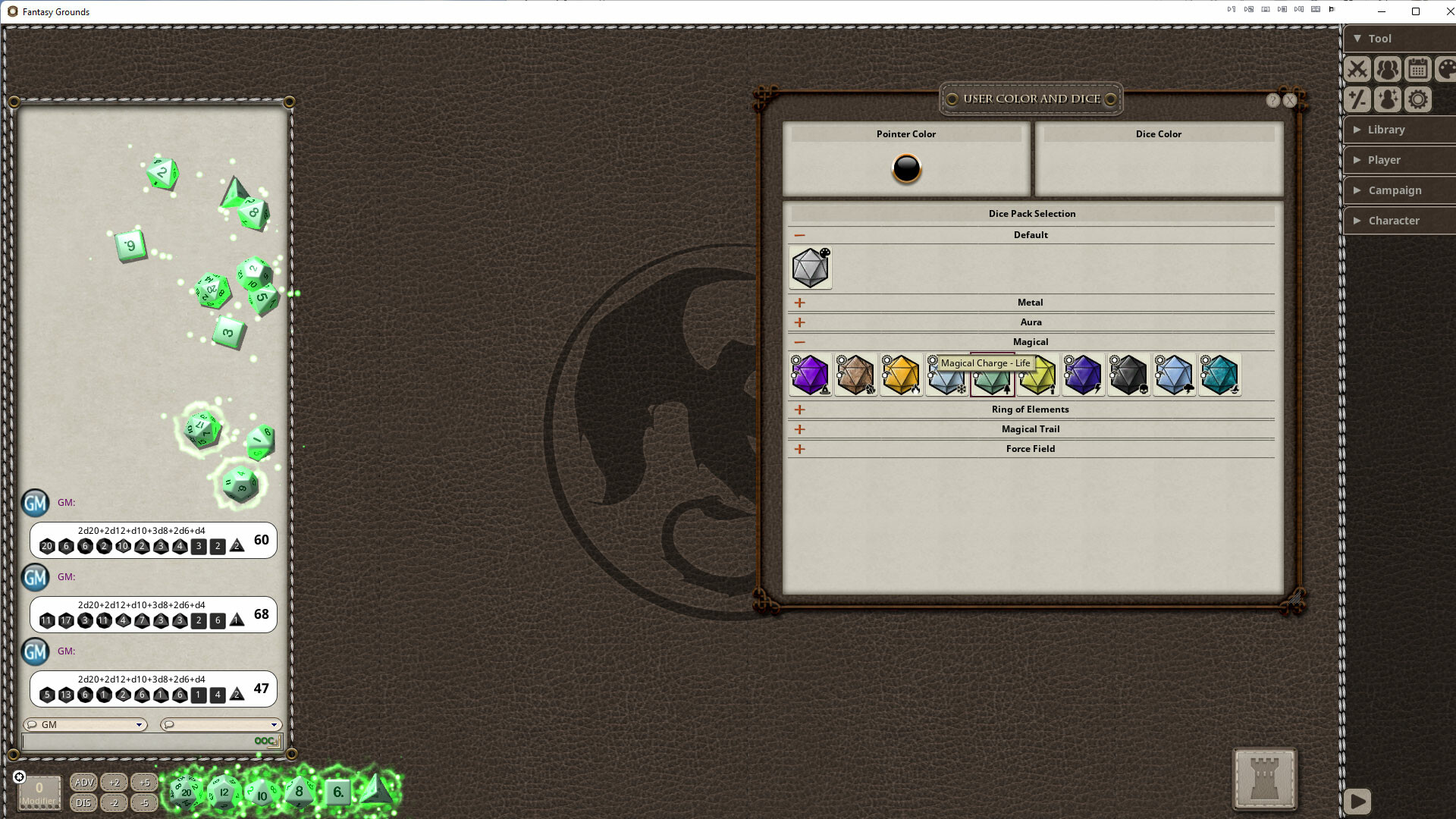 Fantasy Grounds - Magical Dice Pack screenshot thumbnail screenshot 7