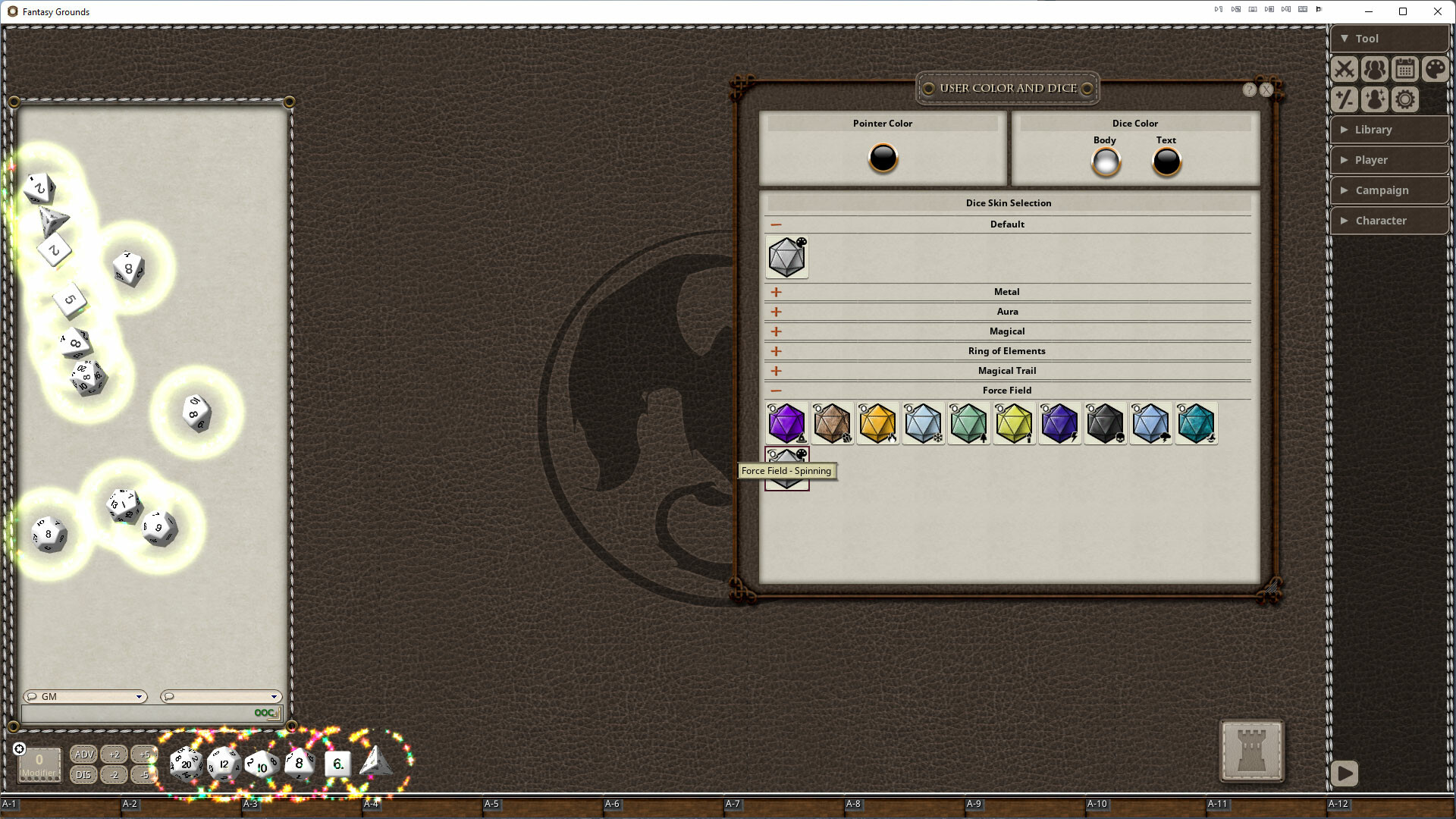Fantasy Grounds - Force Field Dice Pack screenshot thumbnail screenshot 7