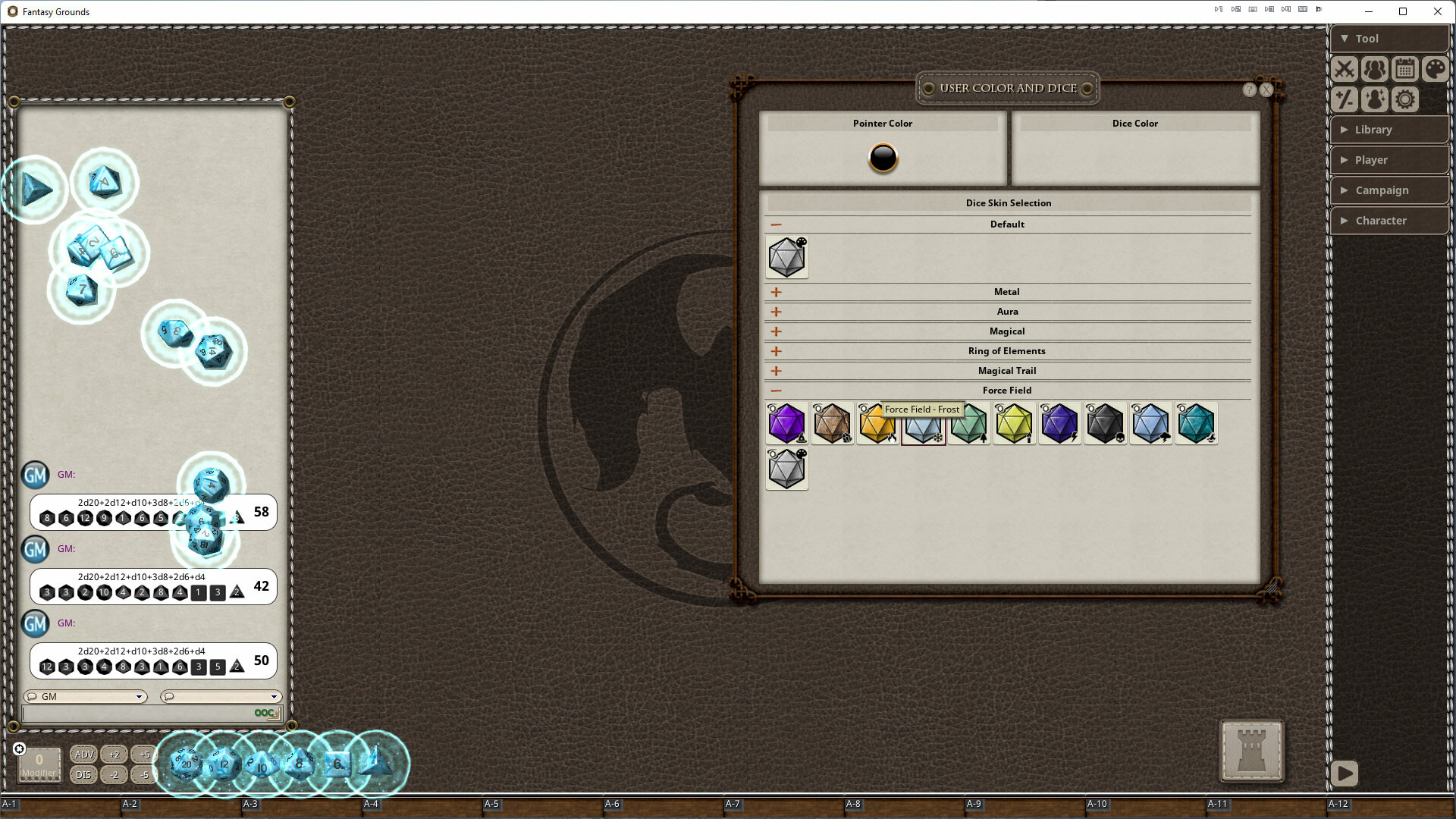 Fantasy Grounds - Force Field Dice Pack screenshot thumbnail screenshot 3