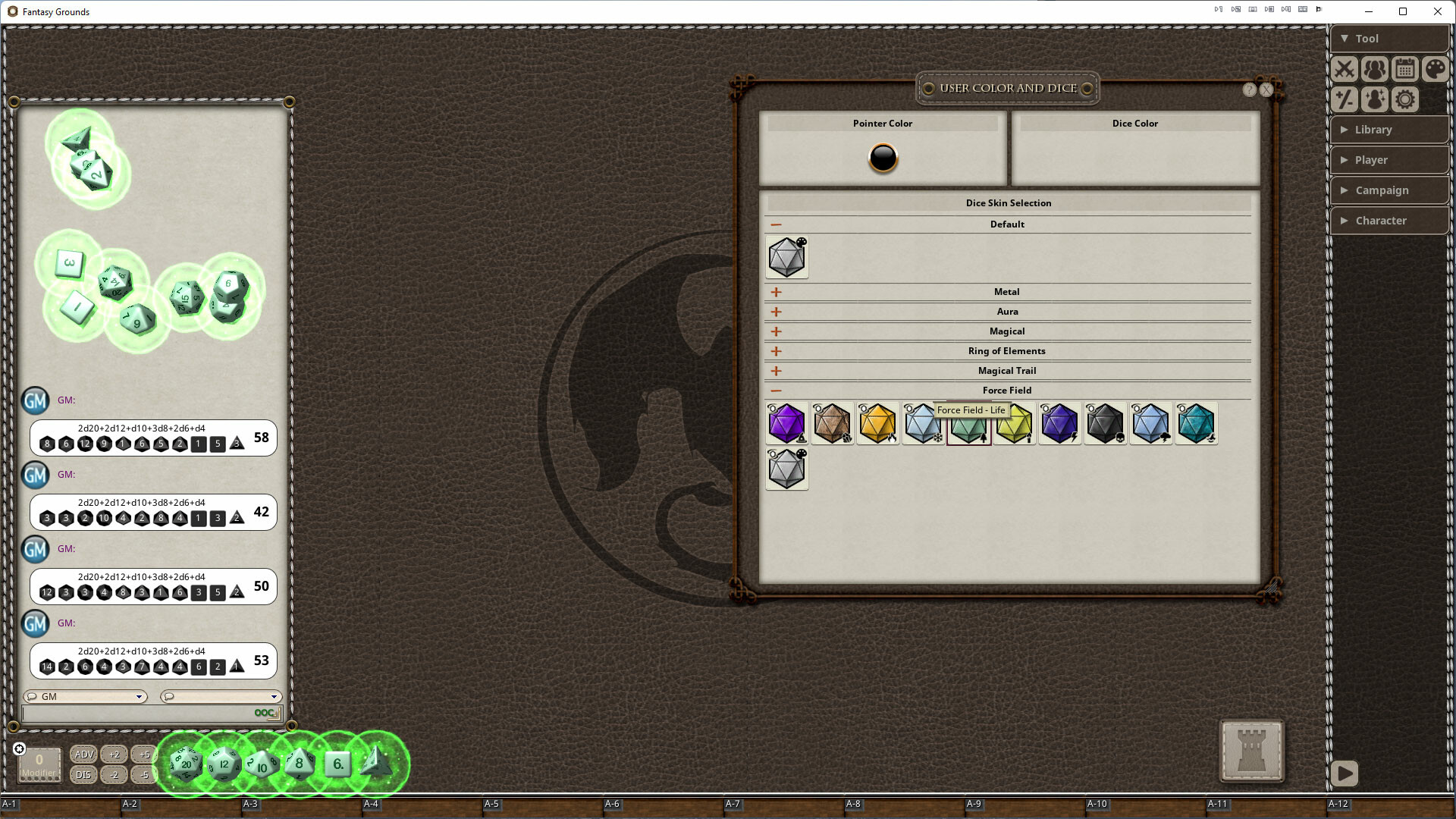 Fantasy Grounds - Force Field Dice Pack screenshot thumbnail screenshot 5