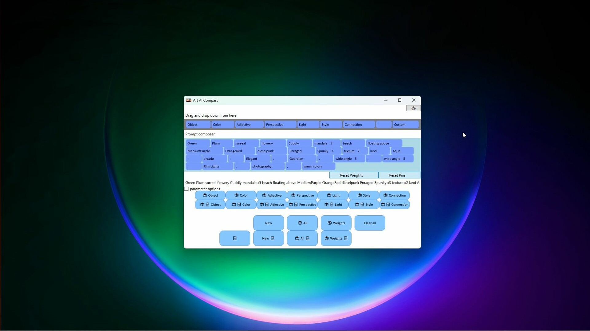 Art AI Compass: Prompt Generator & Manager screenshot 1