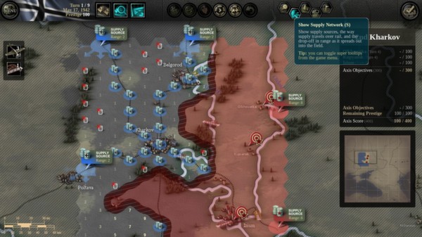 скриншот Unity of Command: Stalingrad Campaign 1