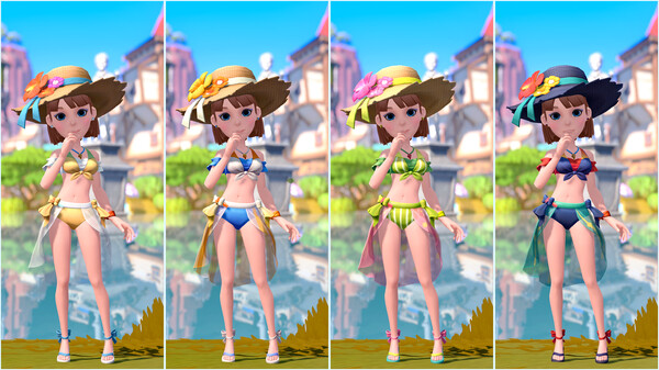 KHAiHOM.com - My Time at Sandrock - Builder's Beach and Ball Clothing Pack