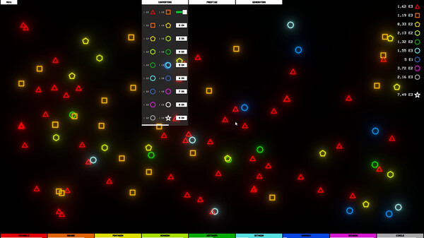 Скриншот из Idle Shapes
