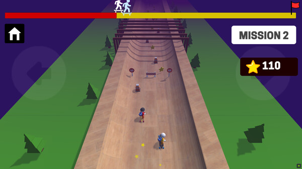 Скриншот из Two Skateboards Driving Simulator