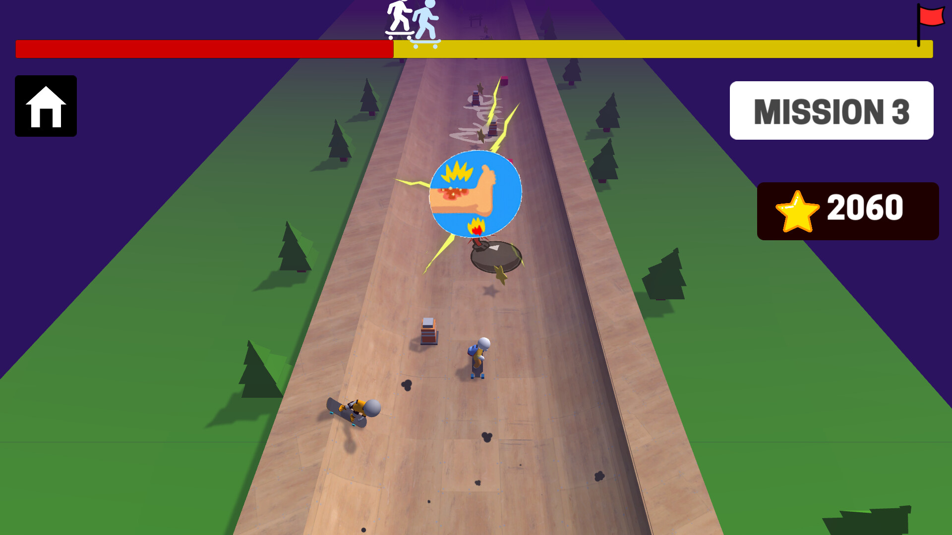 Two Skateboards Driving Simulator #5