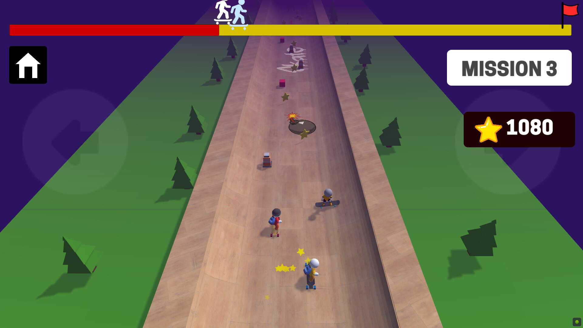 Two Skateboards Driving Simulator screenshot 1