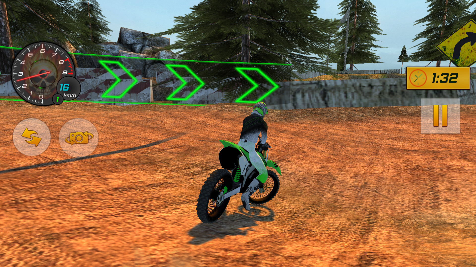 Jogo de moto de trilha Motorcycle game offroad 