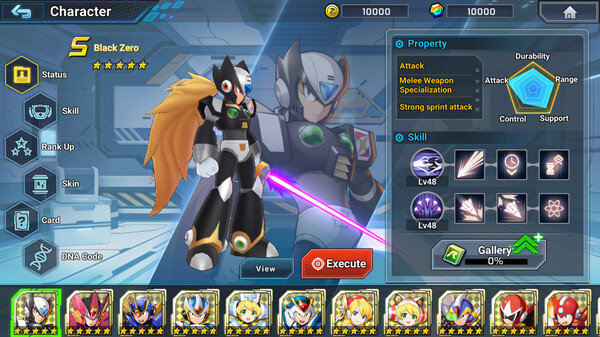 Screenshot of MEGA MAN X DiVE Offline