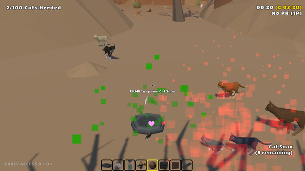 Скриншот из Cat Herders: Couch Coop Cat Corralling!