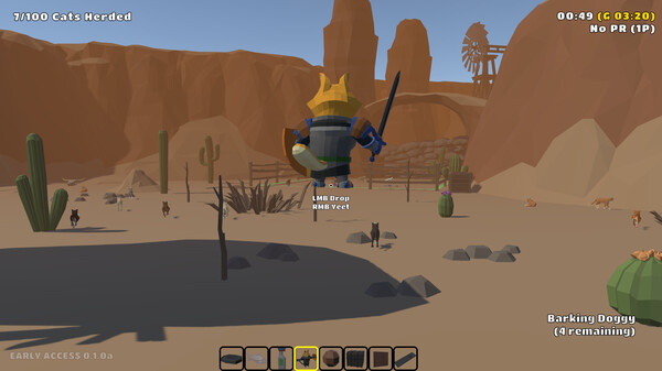 Скриншот из Cat Herders: Couch Coop Cat Corralling!