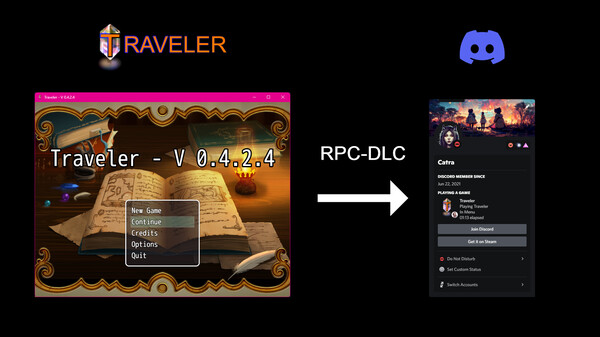 Discord RPC for Traveler for steam Discord RPC for Traveler for steam
