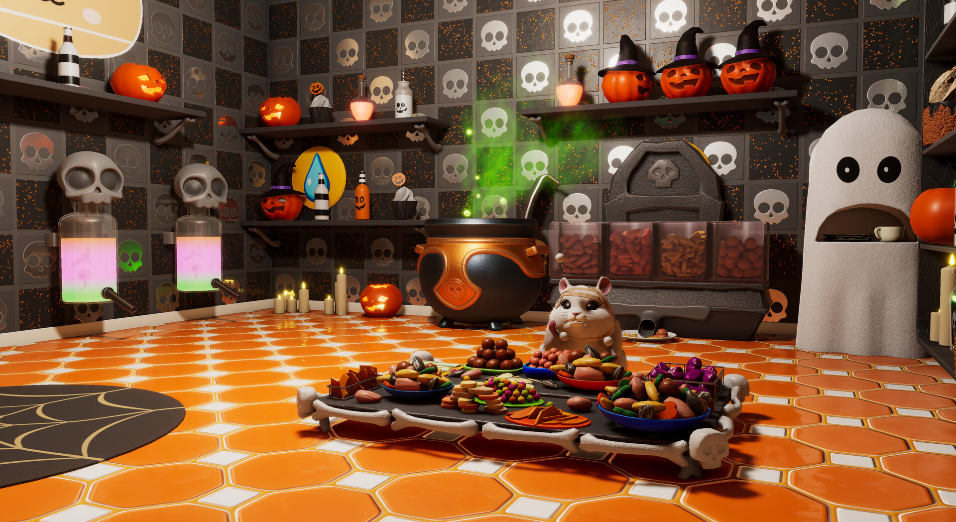 Hamster Playground - Spooky Hamster House DLC Featured Screenshot #1