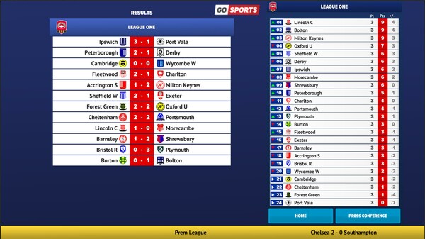 Скриншот из Football Club Management 2023