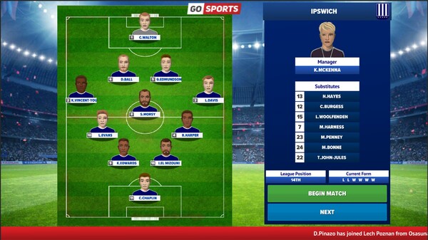 Скриншот из Football Club Management 2023