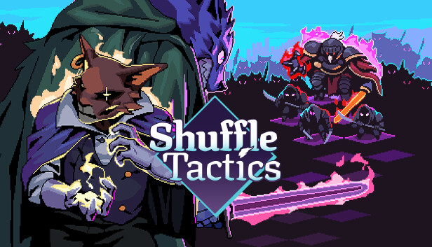 Imagen de la cápsula de "Shuffle Tactics" que utilizó RoboStreamer para las transmisiones en Steam