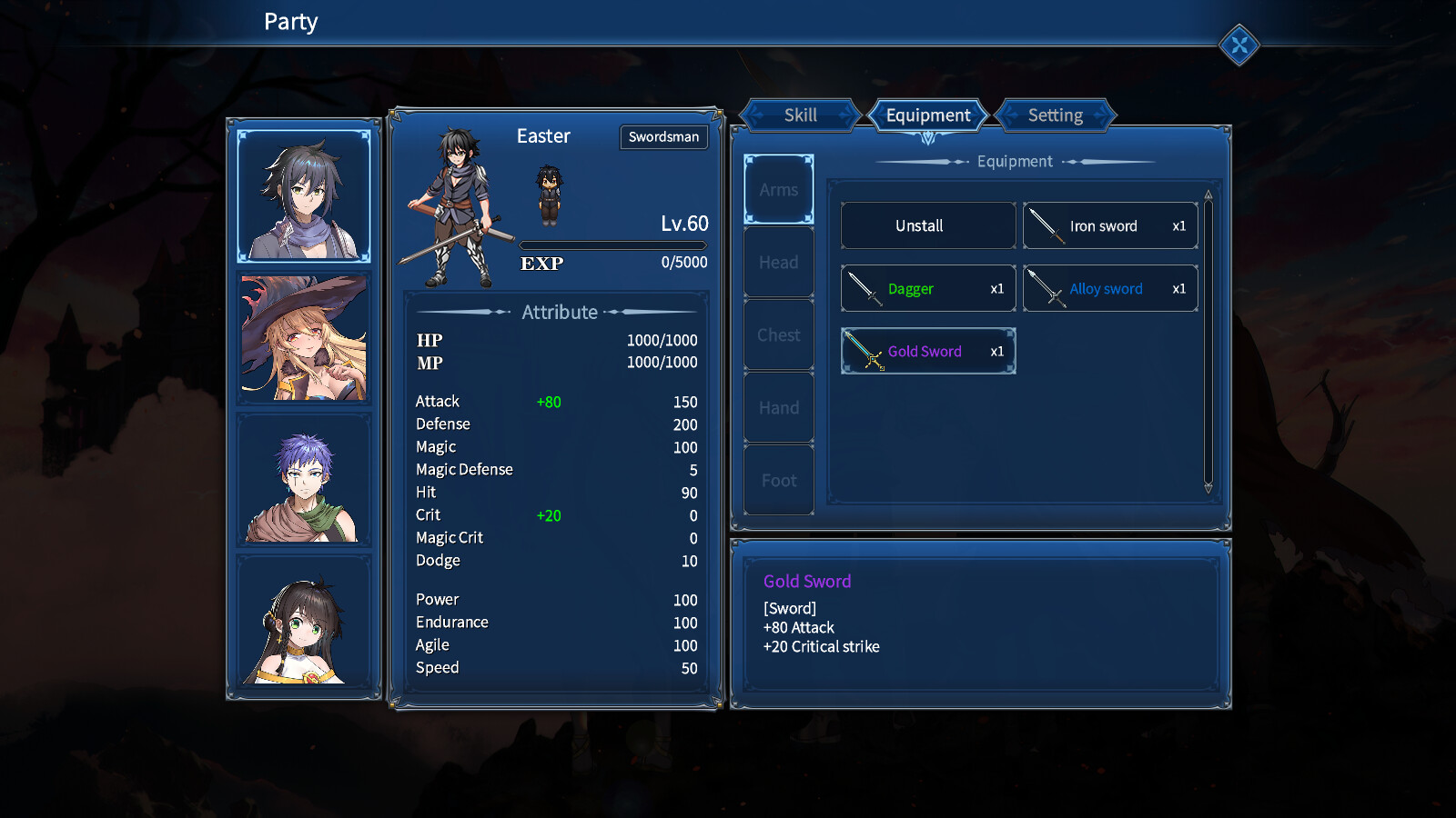 GameCreator - TBRPG - 梦之剑 - Sword of dream screenshot screenshot 10