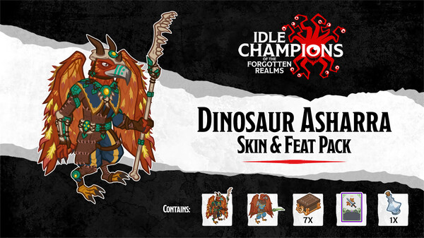 Idle Champions - Dinosaur Asharra Skin & Feat Pack Idle Champions - Dinosaur Asharra Skin & Feat Pack