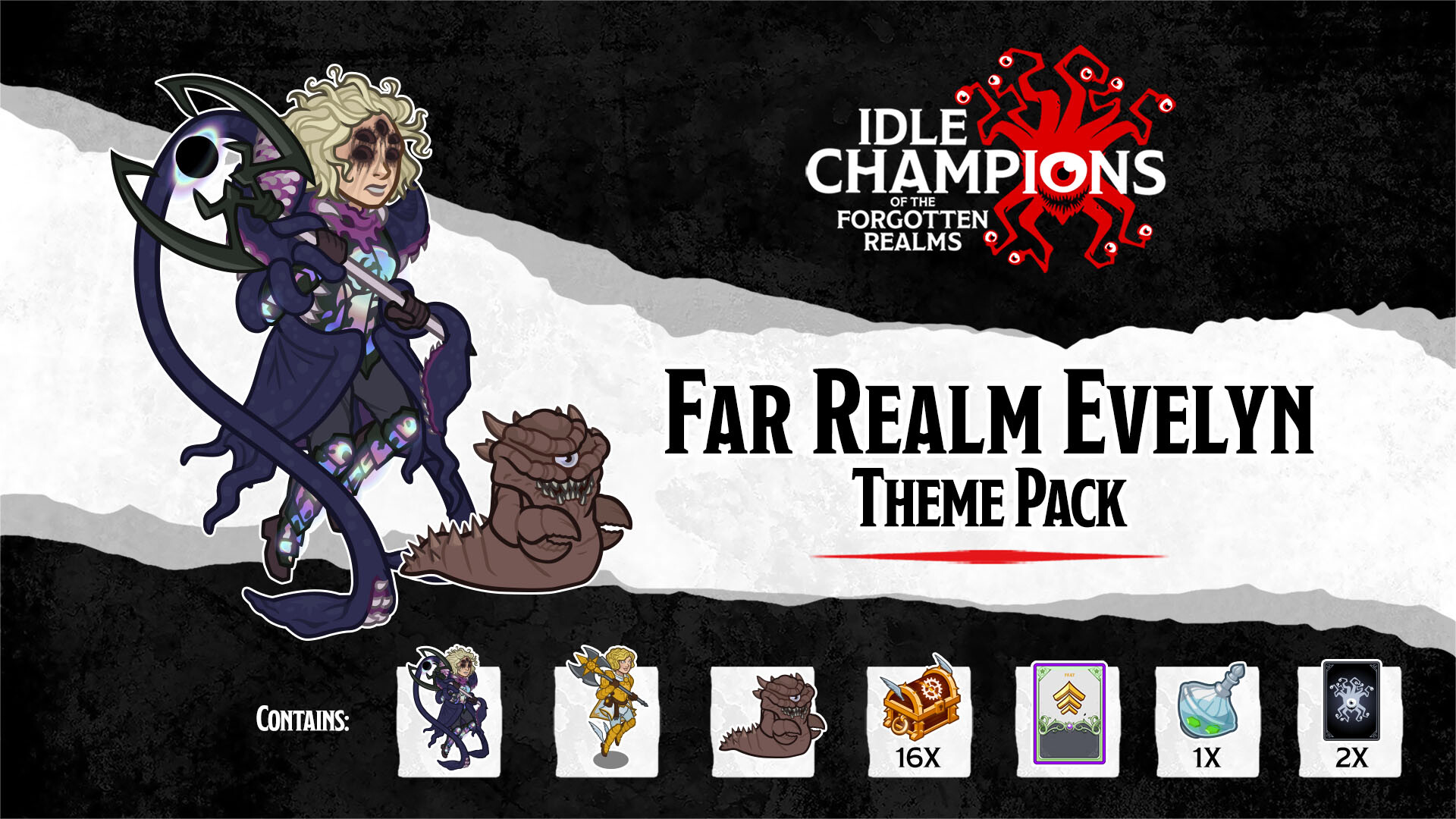 Idle Champions - Far Realm Evelyn Theme Pack Featured Screenshot #1