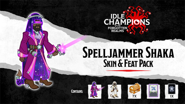 Idle Champions - Spelljammer Shaka Skin & Feat Pack Idle Champions - Spelljammer Shaka Skin & Feat Pack