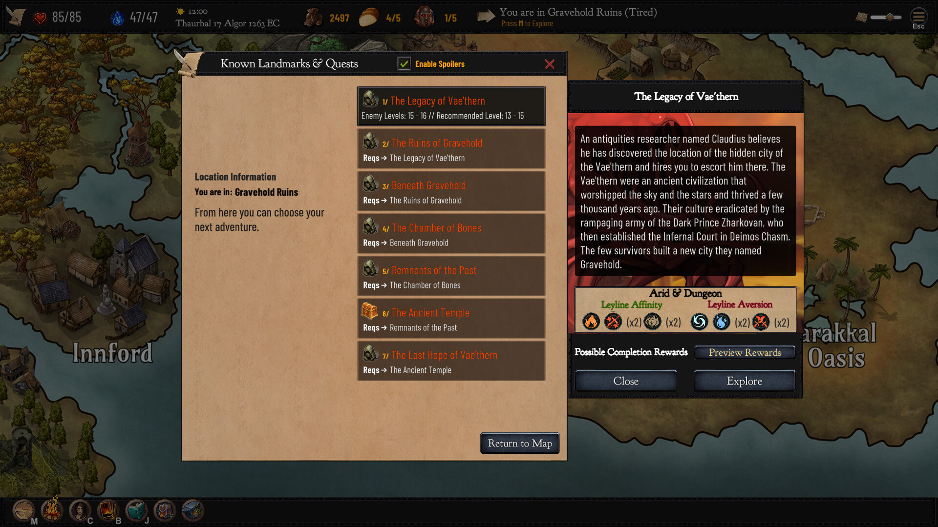 Erannorth Chronicles - Guilds and Secret Societies screenshot screenshot 3