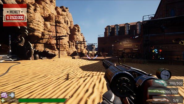 Screenshot of Dust and Aliens