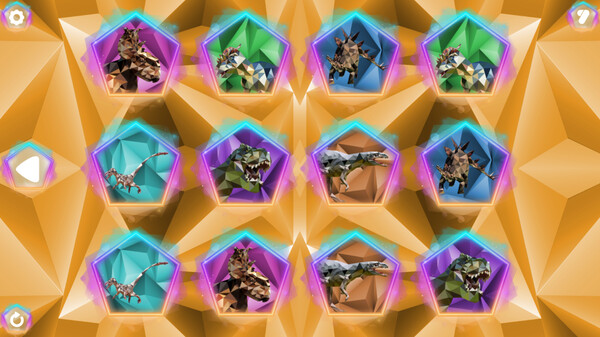 Скриншот из Poly Memory: Dinosaurs