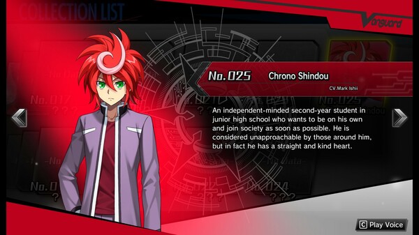 Cardfight!! Vanguard DD: Character Set 07: CHRONO SHINDOU for steam Cardfight!! Vanguard DD: Character Set 07: CHRONO SHINDOU for steam