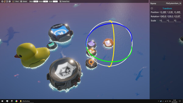 Скриншот из AliveDesktop