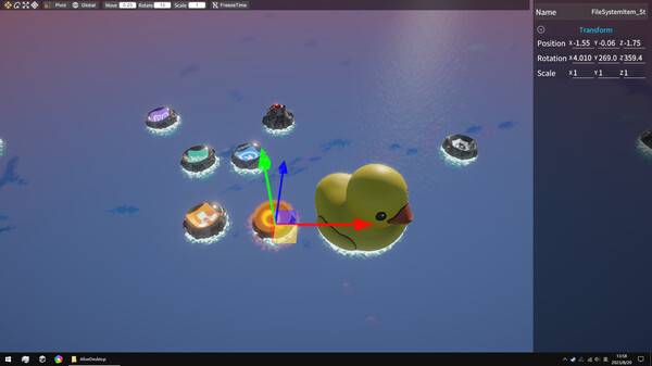 Скриншот из AliveDesktop