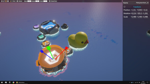 Скриншот из AliveDesktop