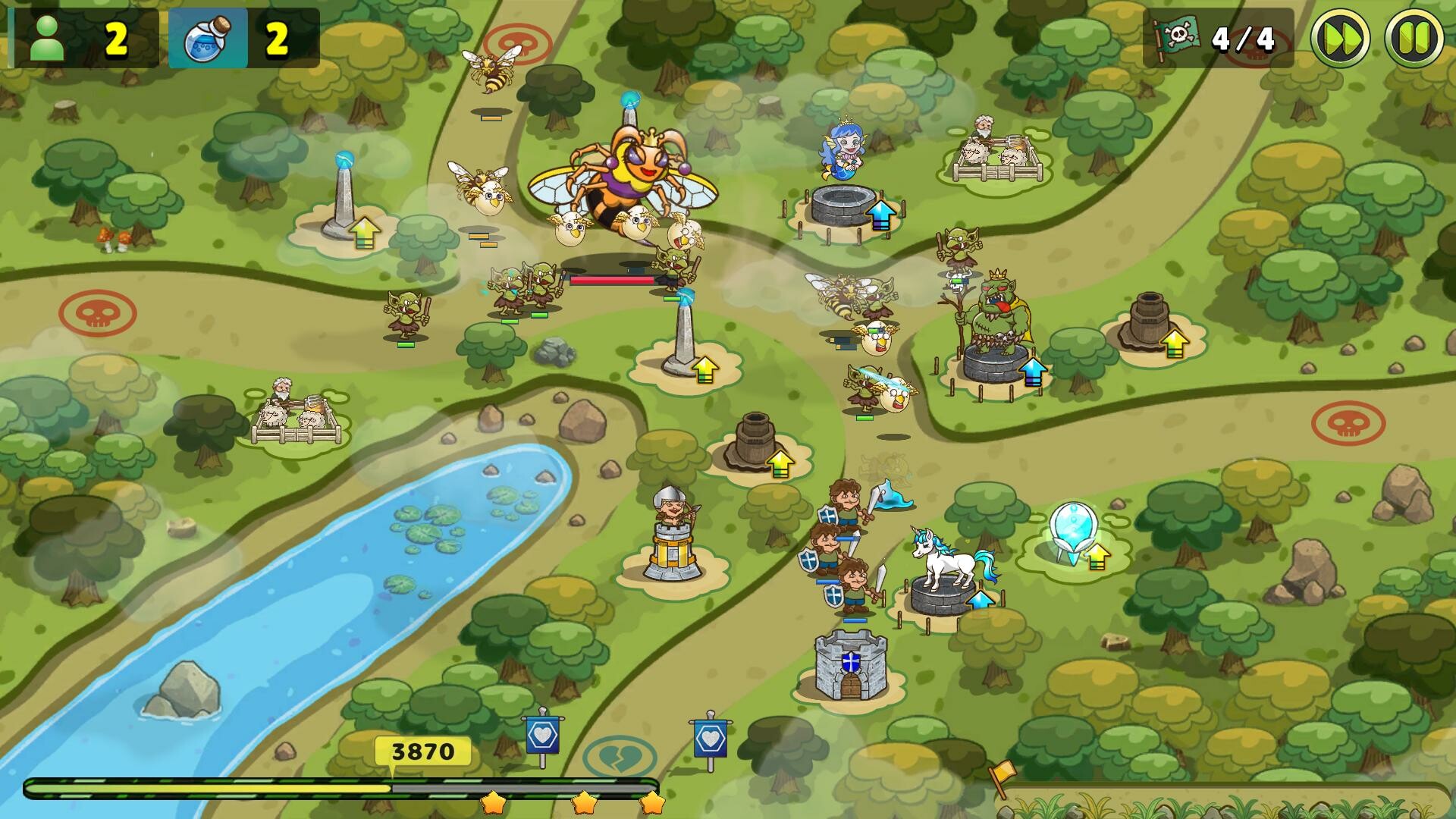 Luna & Monsters Tower Defense -The deprived magical kingdom- screenshot 1