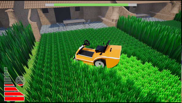 Скриншот из Relaxing Lawnmower Simulator