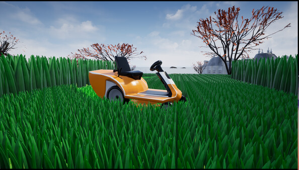 Скриншот из Relaxing Lawnmower Simulator