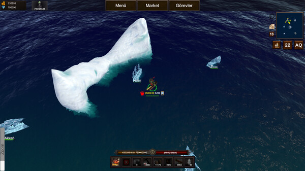 Скриншот из Naval Battle Online