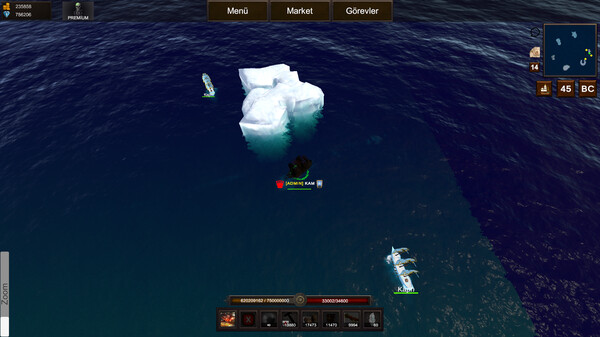 Скриншот из Naval Battle Online