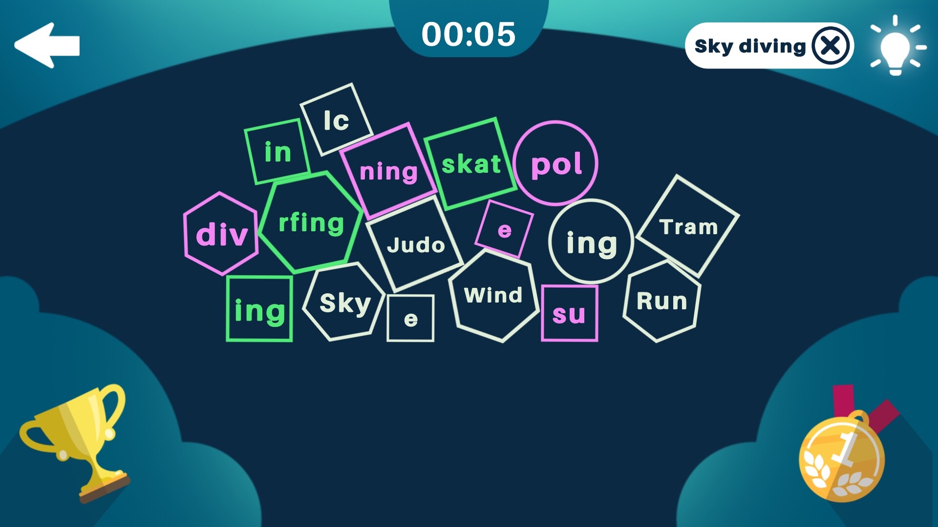 Learn Words - Use Syllables