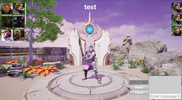 My Swordsman game for Linux 1