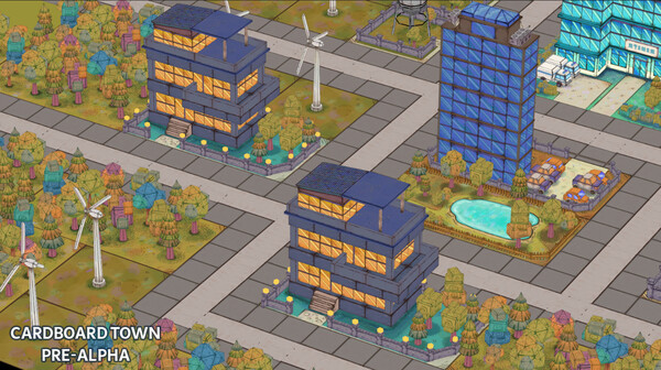 Screenshot of Cardboard Town