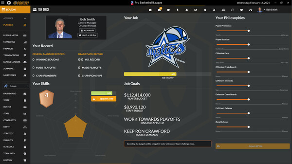 Скриншот из Draft Day Sports: Pro Basketball 2023