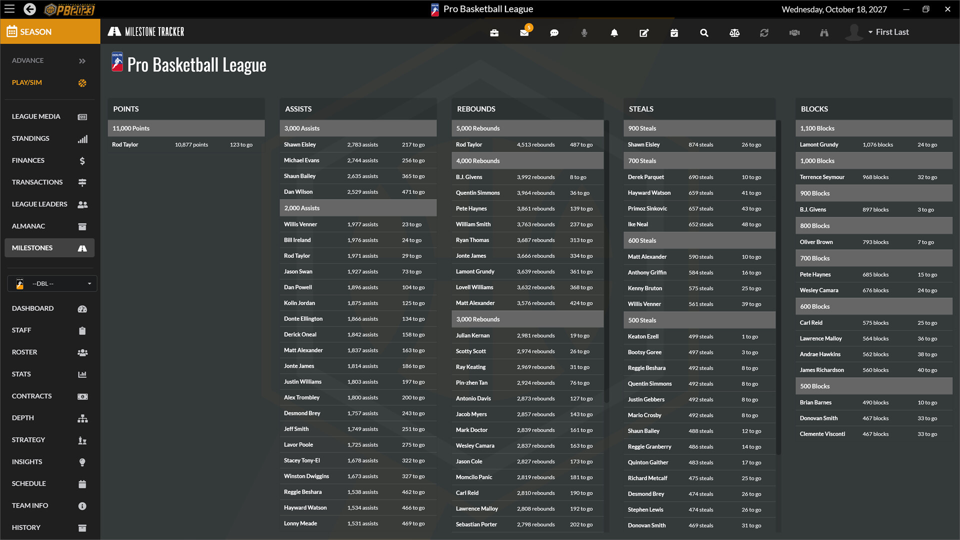 Draft Day Sports: Pro Basketball 2023 #6