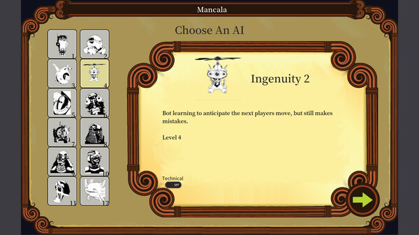 Скриншот из Mancala