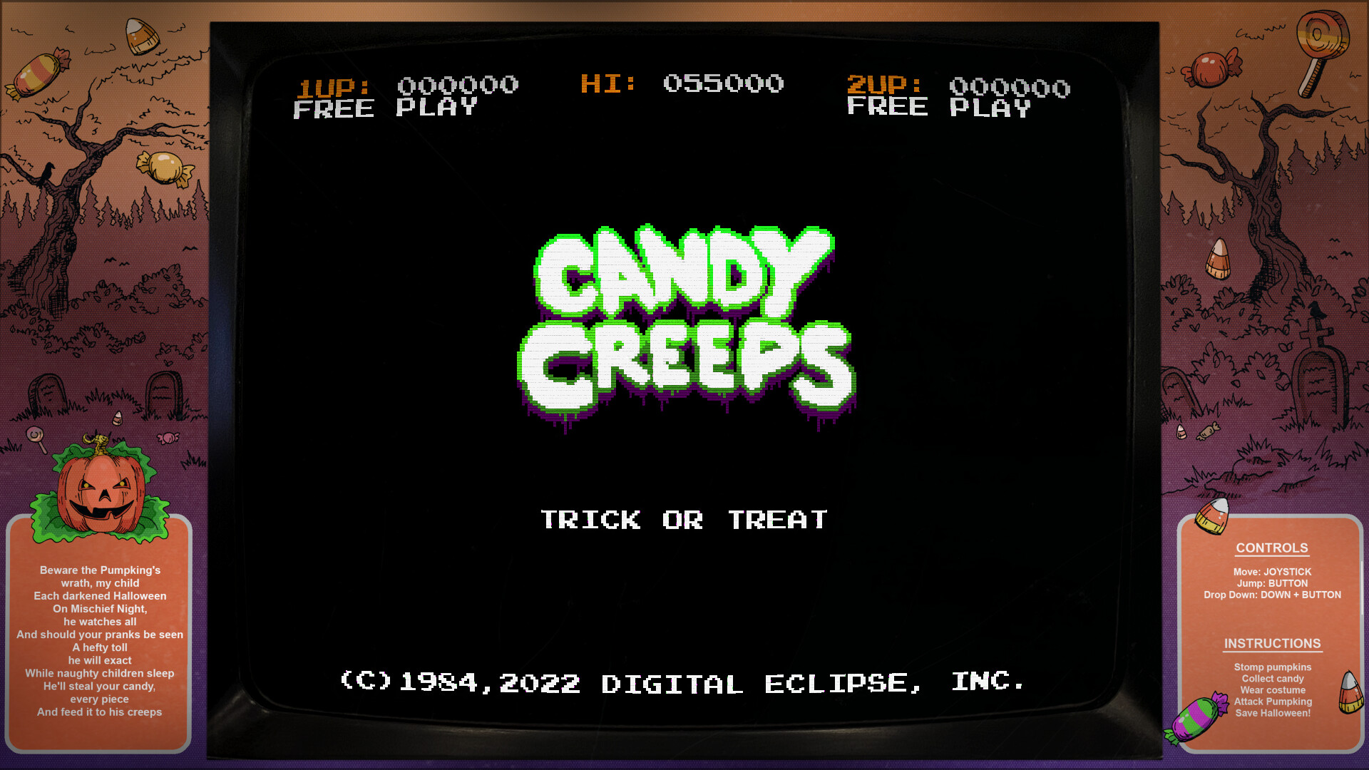 Digital Eclipse Arcade: Candy Creeps #0