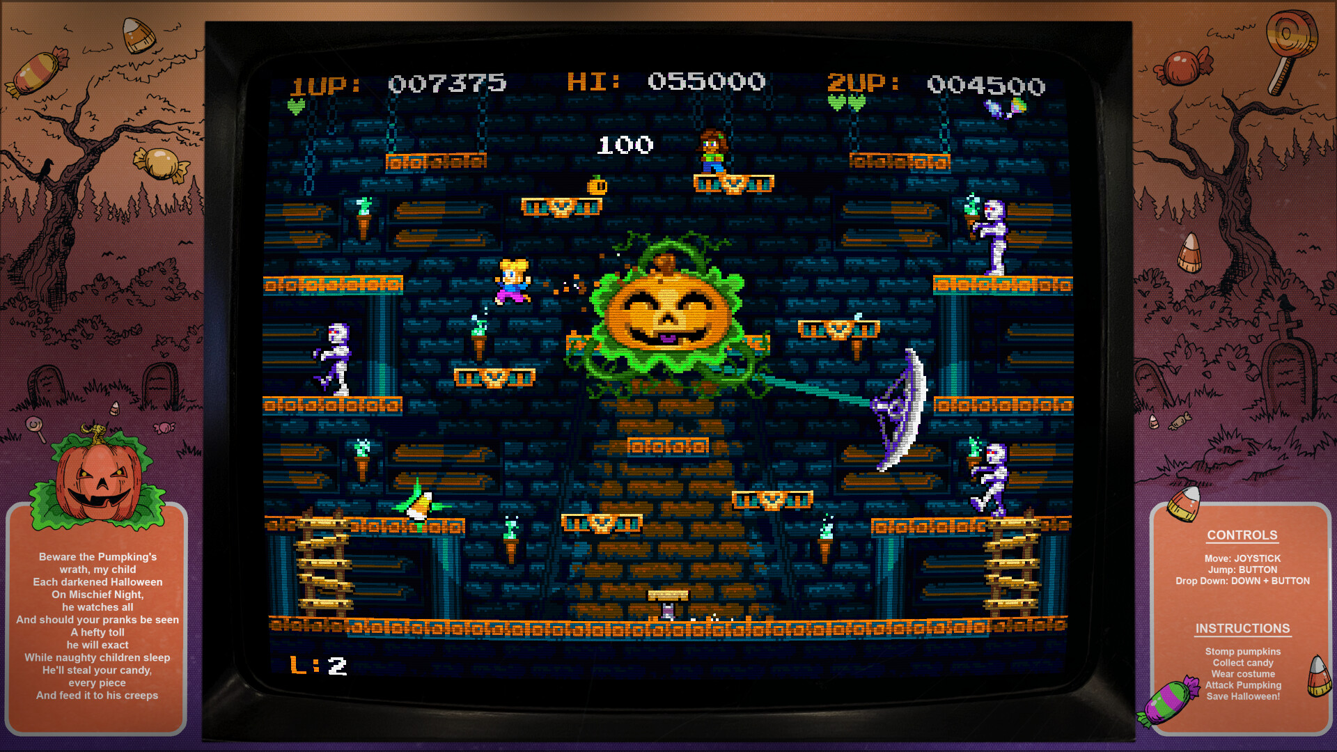 Digital Eclipse Arcade Candy Creeps on Steam