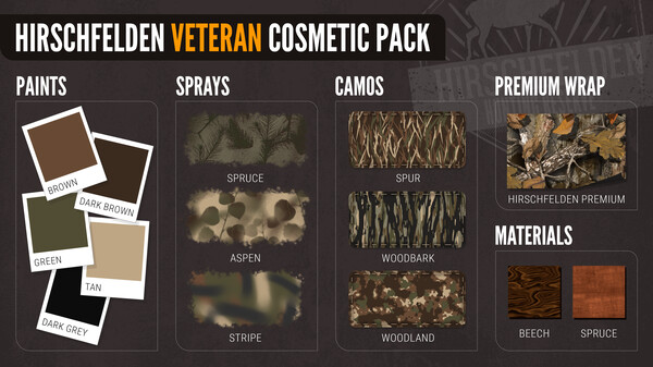 theHunter Call of the Wild™ - Hirschfelden Veteran Cosmetic Pack for steam theHunter Call of the Wild™ - Hirschfelden Veteran Cosmetic Pack for steam