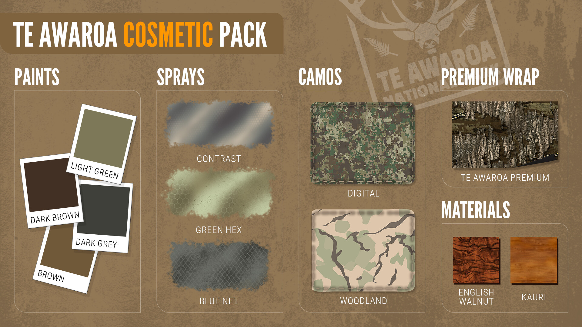 theHunter: Call of the Wild™ - Te Awaroa Cosmetic Pack on Steam