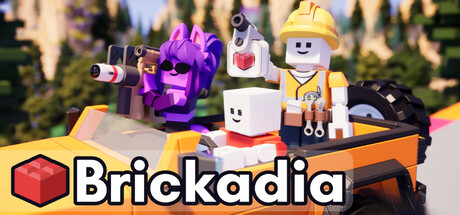 Steam header art for Brickadia
