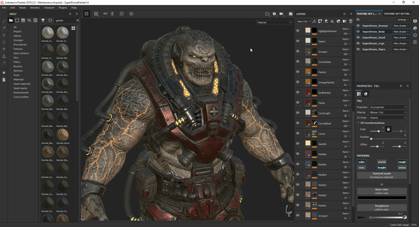 Скриншот из Substance 3D Painter 2023