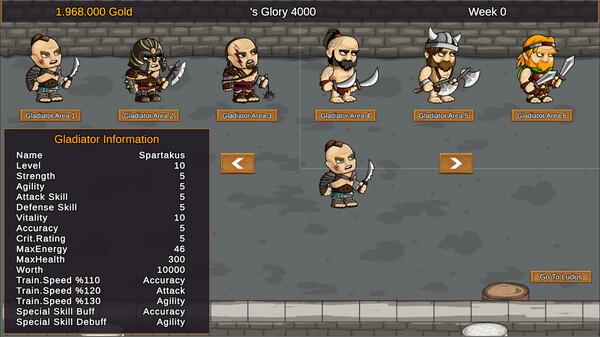 Скриншот из Gladiators and Glory